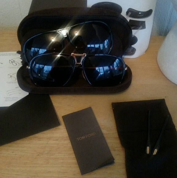 Tom Ford Robbie FT 286 52A Sunglasses with Clip on - Picture 5 of 8